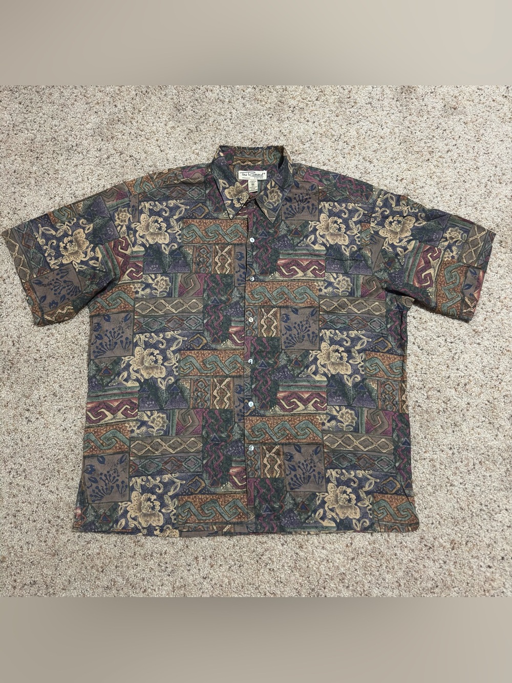 Tori Richard Hawaiian Shirt Aloha Floral Vintage Cotton Lawn